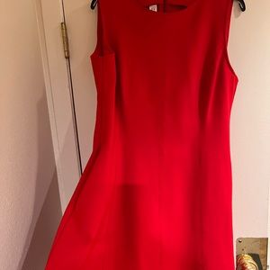 Beautiful Red Spanx fit and flare dress